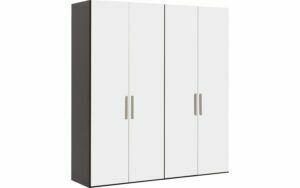 Afbeelding van een Goossens Kledingkast Easy Storage Ddk, Kledingkast 203 cm breed, 220 cm hoog, 4x draaideur