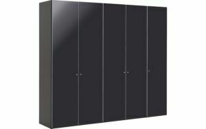 Afbeelding van een Goossens Kledingkast Easy Storage Ddk, Kledingkast 253 cm breed, 220 cm hoog, 5x draaideur