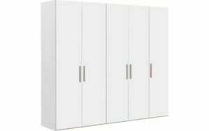 Afbeelding van een Goossens Kledingkast Easy Storage Ddk, Kledingkast 253 cm breed, 220 cm hoog, 5x draaideur