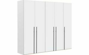 Afbeelding van een Goossens Kledingkast Easy Storage Ddk, Kledingkast 253 cm breed, 220 cm hoog, 5x draaideur