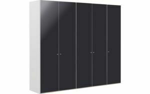 Afbeelding van een Goossens Kledingkast Easy Storage Ddk, Kledingkast 253 cm breed, 220 cm hoog, 5x draaideur