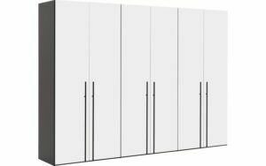 Afbeelding van een Goossens Kledingkast Easy Storage Ddk, Kledingkast 304 cm breed, 220 cm hoog, 6x draaideur