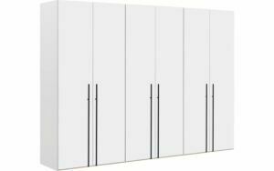 Afbeelding van een Goossens Kledingkast Easy Storage Ddk, Kledingkast 304 cm breed, 220 cm hoog, 6x draaideur