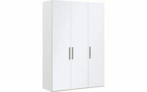 Afbeelding van een Goossens Kledingkast Easy Storage Ddk, Kledingkast 153 cm breed, 220 cm hoog, 3x glas draaideur