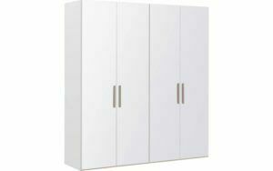 Afbeelding van een Goossens Kledingkast Easy Storage Ddk, Kledingkast 203 cm breed, 220 cm hoog, 4x glas draaideur