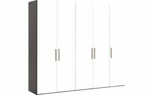 Afbeelding van een Goossens Kledingkast Easy Storage Ddk, Kledingkast 253 cm breed, 220 cm hoog, 5x draaideur