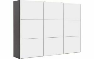 Afbeelding van een Goossens Kledingkast Easy Storage Sdk, 303 cm breed, 220 cm hoog, 3x 3 paneel schuifdeuren