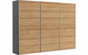 Afbeelding van een Goossens Kledingkast Easy Storage Sdk, 303 cm breed, 220 cm hoog, 3x 3 paneel schuifdeuren