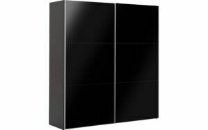 Afbeelding van een Goossens Kledingkast Easy Storage Sdk, 203 cm breed, 220 cm hoog, 2x 3 paneel glas schuifdeuren