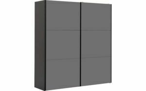 Afbeelding van een Goossens Kledingkast Easy Storage Sdk, 203 cm breed, 220 cm hoog, 2x 3 paneel glas schuifdeuren