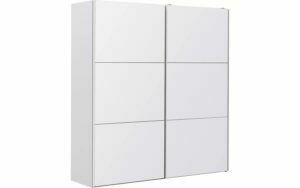 Afbeelding van een Goossens Kledingkast Easy Storage Sdk, 203 cm breed, 220 cm hoog, 2x 3 paneel glas schuifdeuren