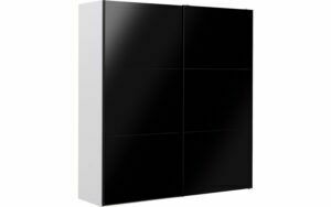 Afbeelding van een Goossens Kledingkast Easy Storage Sdk, 203 cm breed, 220 cm hoog, 2x 3 paneel glas schuifdeuren