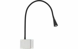 Afbeelding van een Goossens Verlichting Tbv Hoofdbord Light, Model c = black flex conisch (set van 2 stuks) led