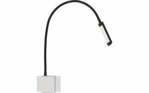 Afbeelding van een Goossens Verlichting Tbv Hoofdbord Light, Model d = black flex rechthoekig (set van 2 stuks) led