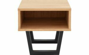 Afbeelding van een Goossens Nachtkastje Slade, Nachtkastje met open vak