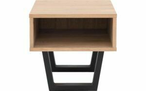 Afbeelding van een Goossens Nachtkastje Slade, Nachtkastje met open vak