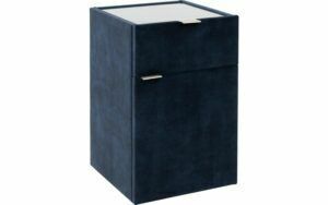 Afbeelding van een Goossens Nachtkastje Briljant Luxe, 1 deur rechts, 1 lade, met inleg glasblad