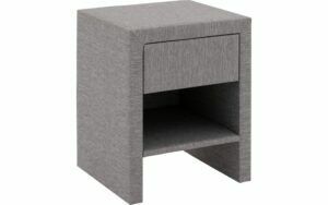 Afbeelding van een Goossens Nachtkastje Nomade Steppe, 1 lade met open vak