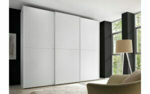 Afbeelding van een Goossens Kledingkast Big Choice Type 41 163, Slaapkamerkast 298 cm breed, 240 cm hoog, 3 schuifdeuren