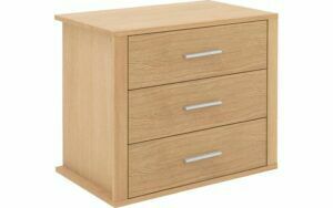 Afbeelding van een Goossens Inzetladenblok Wood Nature, Inzetladenblok met 3 lades