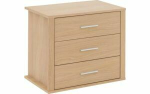 Afbeelding van een Goossens Inzetladenblok Wood Nature, Inzetladenblok met 3 lades