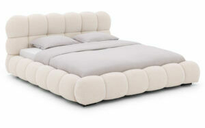 Afbeelding van een Goossens Gestoffeerd Bedframe Cloud, 160 x 210 cm