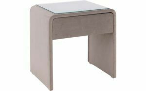 Afbeelding van een Goossens Nachtkastje Campania, 1 lade, ronde hoek