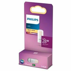 Afbeelding van een Philips LED steek G4 12V 2,7-28W 2700K mat blister - 5104126