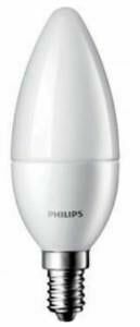 Afbeelding van een Philips LED kaars E14 7-60W 2700K mat - LED3323