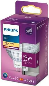 Afbeelding van een Philips LED spot MR16 GU5.3 12V 2,9-20W 2700K blister - 5104230