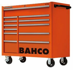 Afbeelding van een Bahco Gereedschapswagen 'classic' C75 40" met 12 lades | zwart | 1100 mm x 501 mm x 50 mm - 1475KXL12BLACK