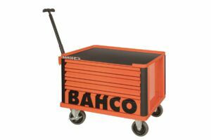 Afbeelding van een Bahco Opzetkast E72 26" met 4 lades | op wielen | oranje | 693 mm x 510 mm x 396 mm - 1482K4W