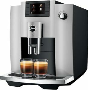 Afbeelding van een JURA E6 Platina (EC) Volautomatische Koffiemachine