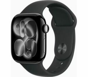 Afbeelding van een Apple Watch Series 11 42mm GPS + Cellular Sportband M/L Zwart