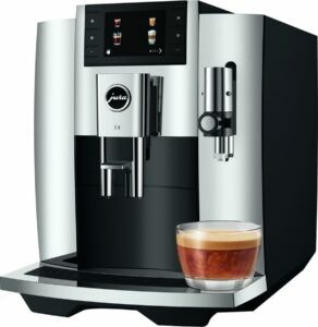 Afbeelding van een JURA E8 Chrome (EC) Volautomatische Koffiemachine