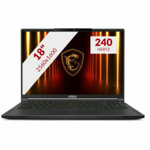 Afbeelding van een MSI Stealth A18 AI+ A3XWHG-008NL 18'' Copilotplus gaming laptop