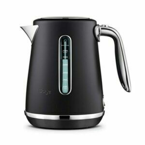 Afbeelding van een Sage The soft top luxe black truffle Waterkoker Zwart