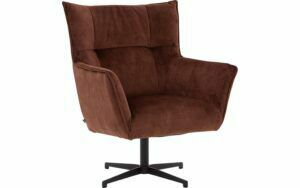 Afbeelding van een Goossens Draaifauteuil Como, Draaifauteuil