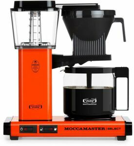 Afbeelding van een Moccamaster KBG Select Orange koffiezetapparaat
