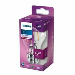Afbeelding van een Philips LED GLS E27 4,3-40W 2700K filament helder blister - 5102508