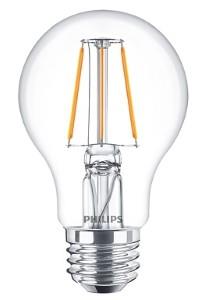 Afbeelding van een Philips LED GLS E27 3,4-40W 2700K filament helder dimbaar - LED3774