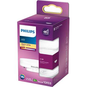 Afbeelding van een Philips LED GX53 5,5-40W 2700K blister - 5106130