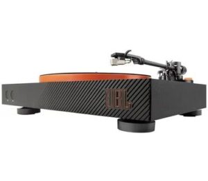 Afbeelding van een JBL Spinner Bluetooth Platenspeler Zwart Oranje