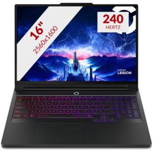 Afbeelding van een Lenovo Legion Pro 7 16IAX10H (83F5006BMH) 16'' Copilotplus gaming laptop