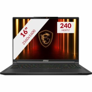 Afbeelding van een MSI Stealth 16 AI A2HWFG-025NL 16'' gaming laptop