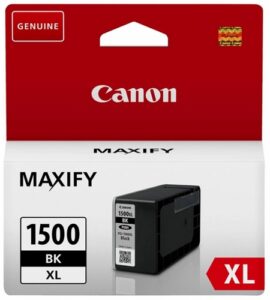 Afbeelding van een Canon PGI-1500XL BK zwart