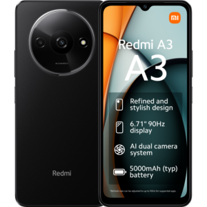 Afbeelding van een Xiaomi Redmi A3 - 64 Gb Zwart