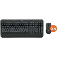 Afbeelding van een Logitech MK545 Draadloze Toetsenbord en Muis QWERTY 5-Pack