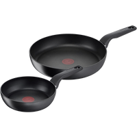 Afbeelding van een Tefal Hard Titanium Pro Koekenpannenset 24 + 28 cm