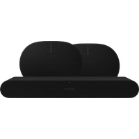 Afbeelding van een Sonos Ray Zwart + 2x Era 300 Zwart